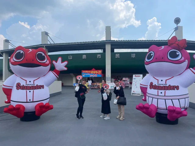 マスコットエア看板火の国サラマンダーズ