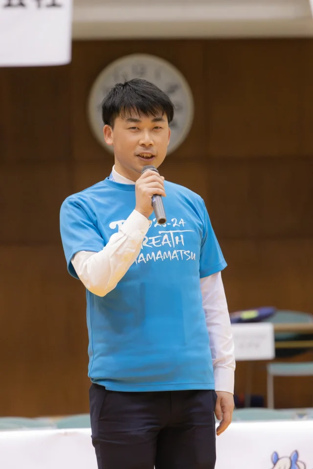 ブレス浜松　バレーボール 会場装飾　のぼり