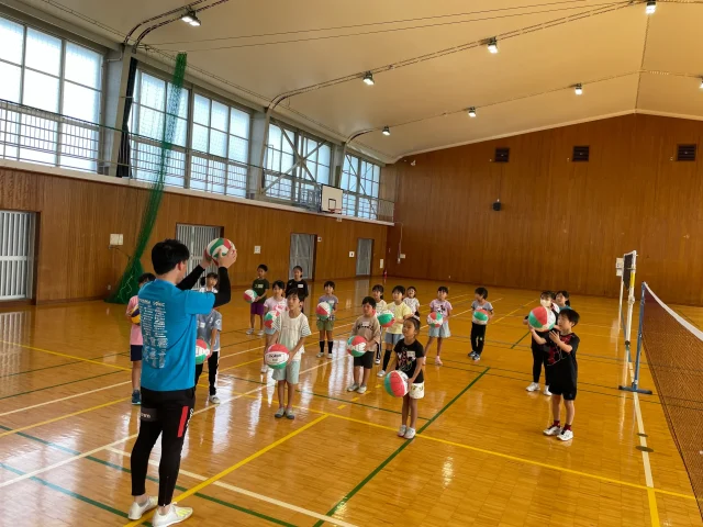 ブレス浜松　バレーボール　会場装飾　のぼり