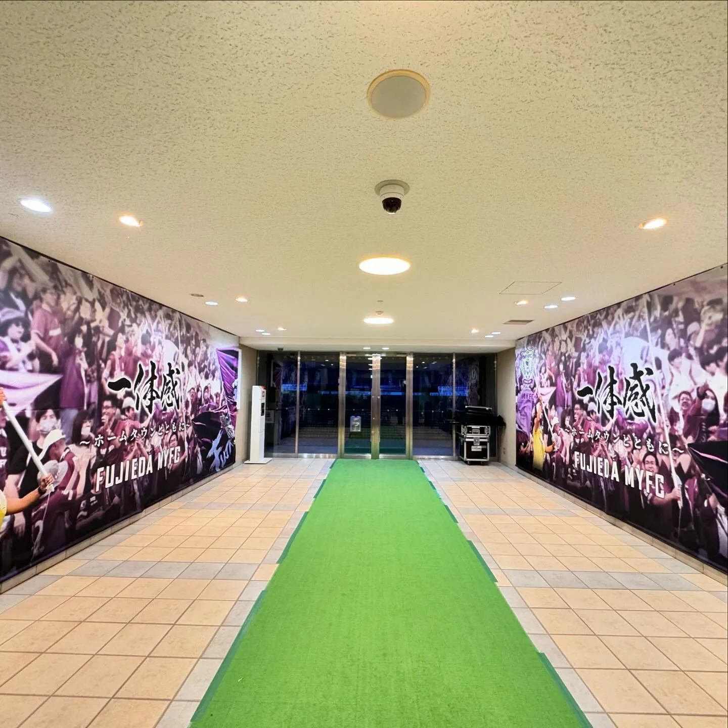 株式会社藤枝MYFC様の会場装飾。