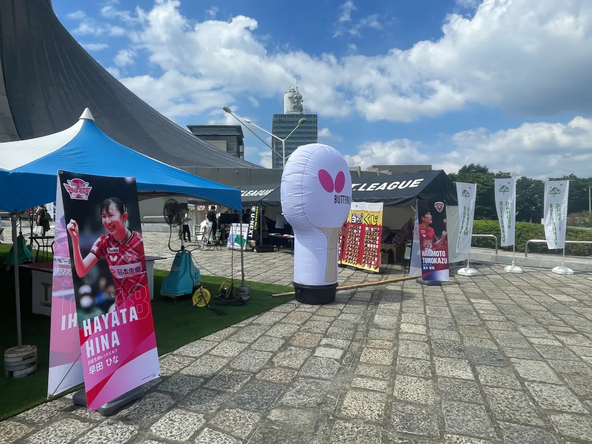 設置会場の写真2エア看板
