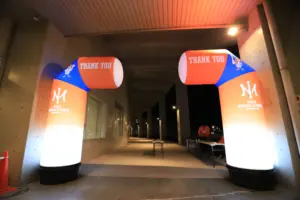 入口からモリアゲる！！新潟アルビレックスBC様×分離型アーチ