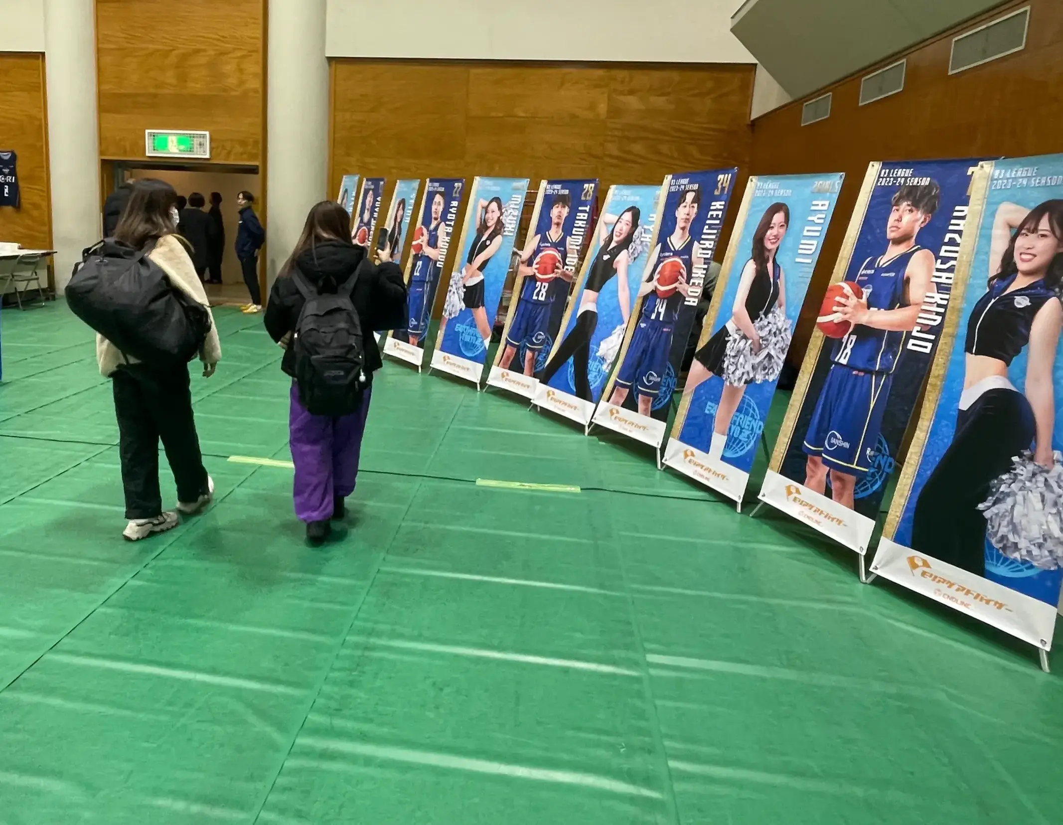 Xバナー 屋内装飾 スポーツ広告