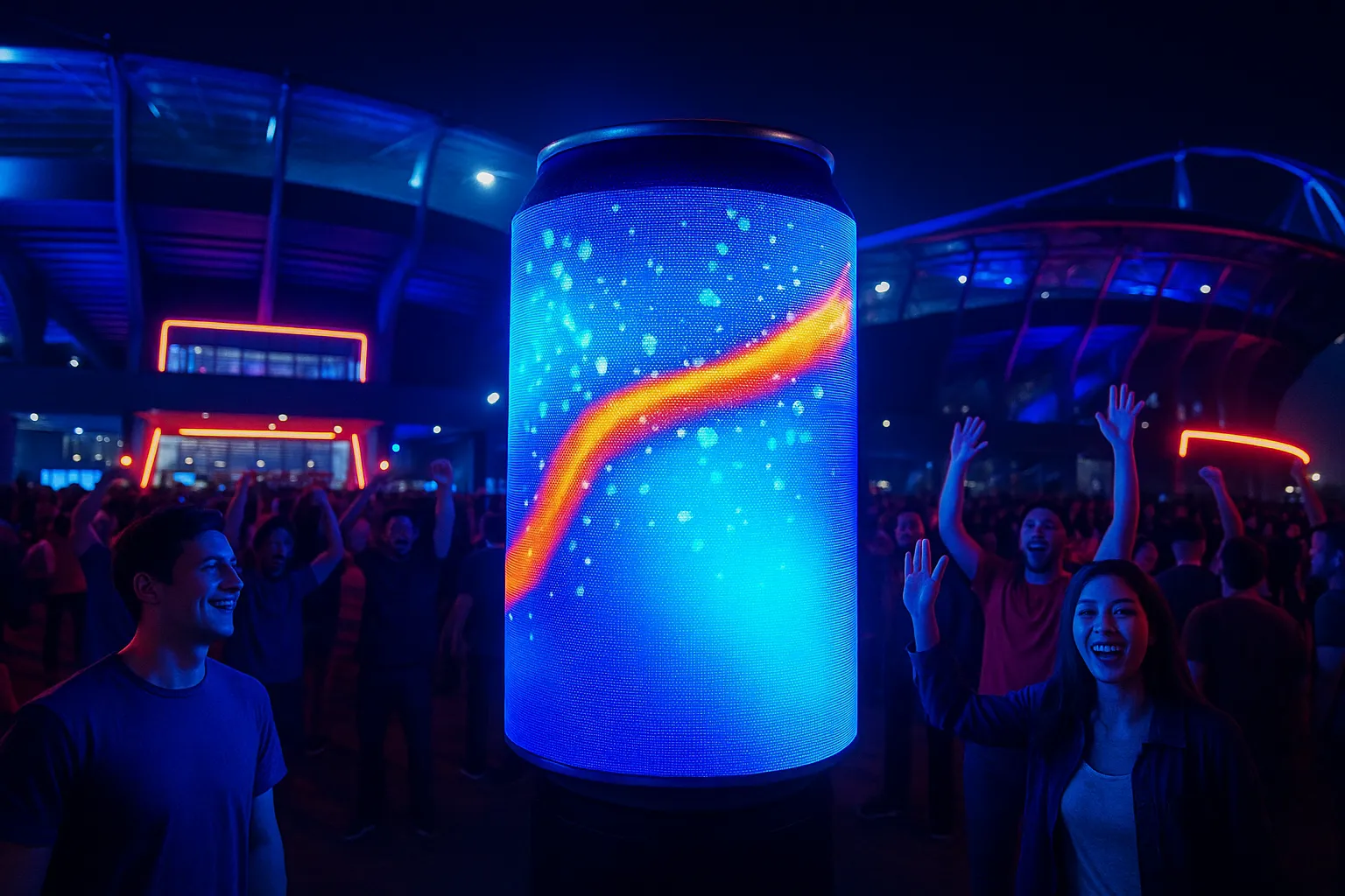 缶型ボトル型LEDビジョン
