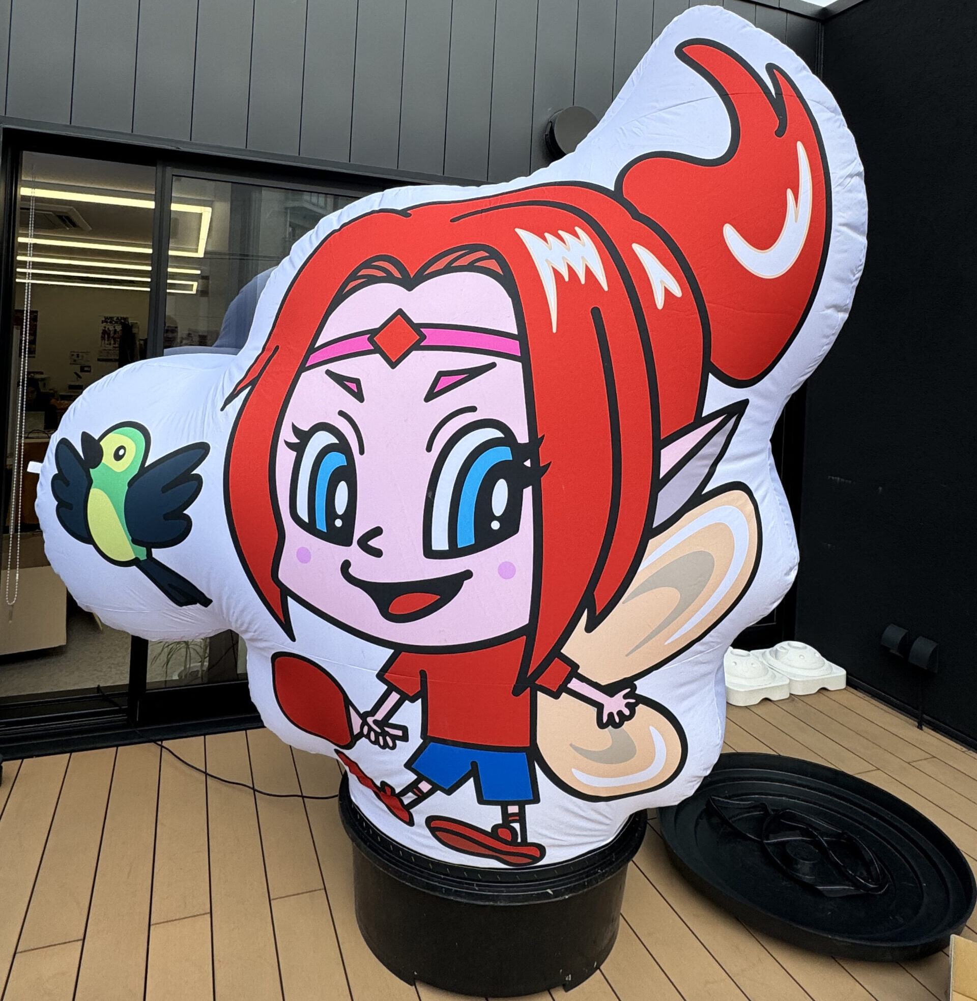 日本生命レッドエルフエルフィー2Dエア看板