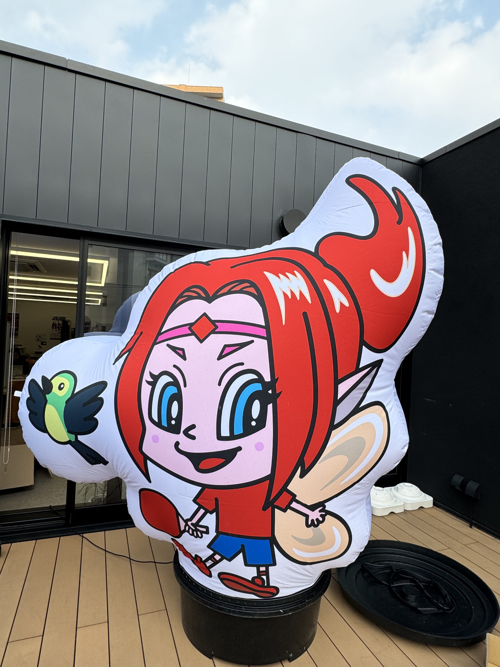 日本生命レッドエルフエルフィー2Dエア看板