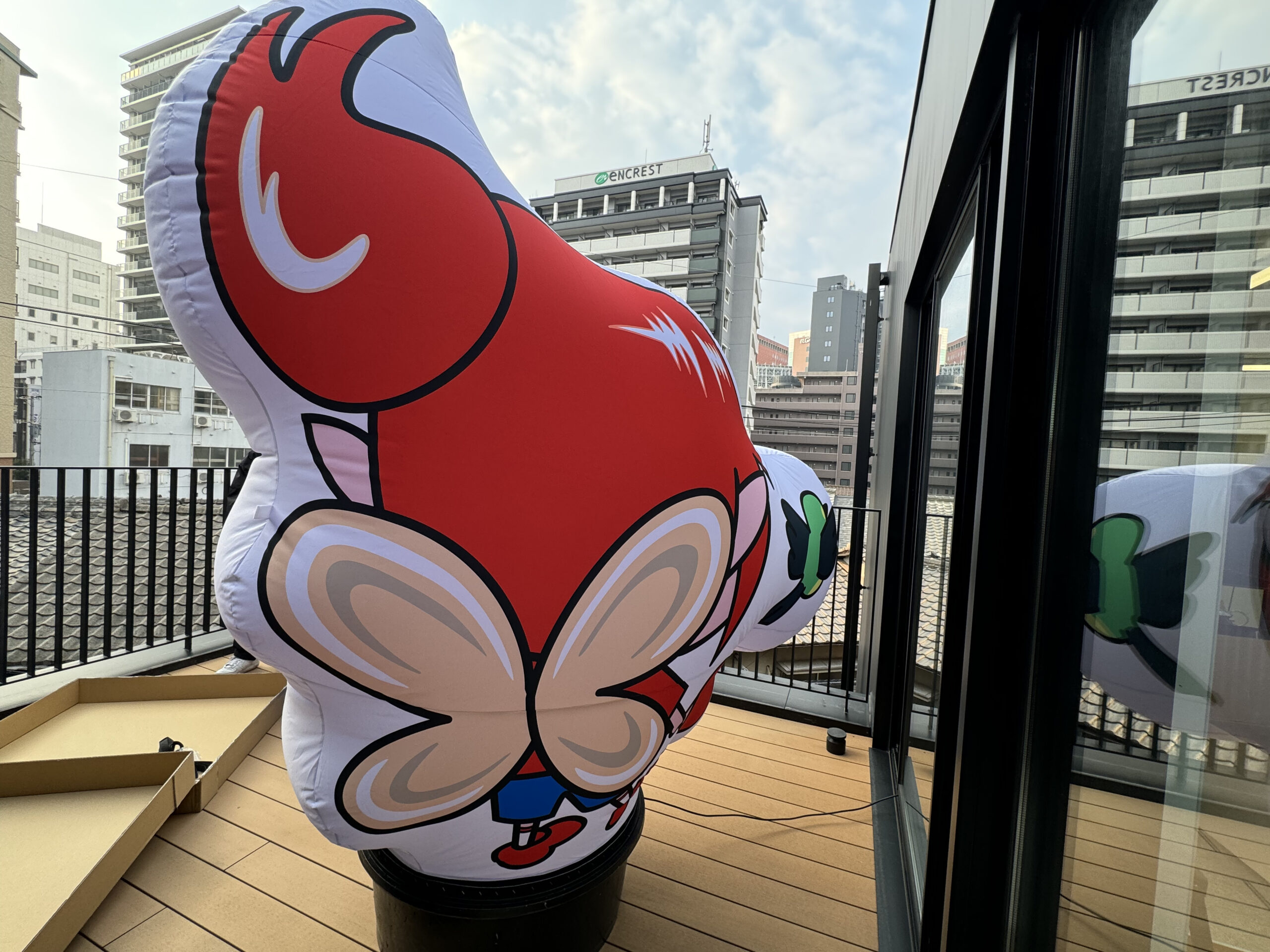 日本生命レッドエルフエルフィー2Dエア看板