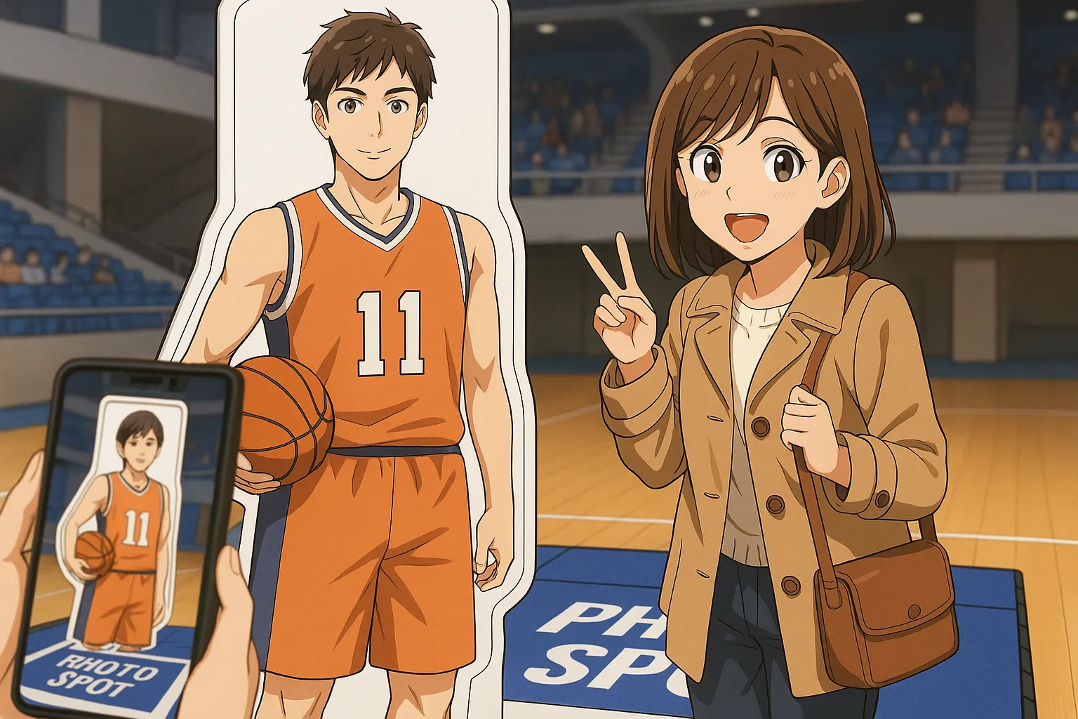 選手フォトスポット