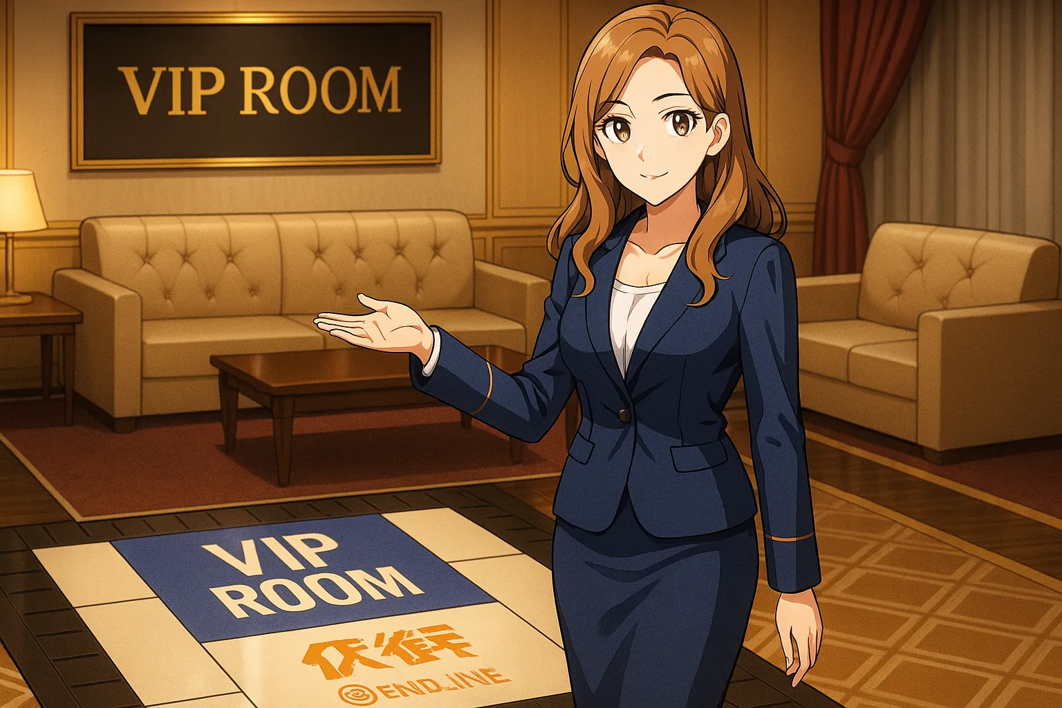 VIPルーム案内に活用