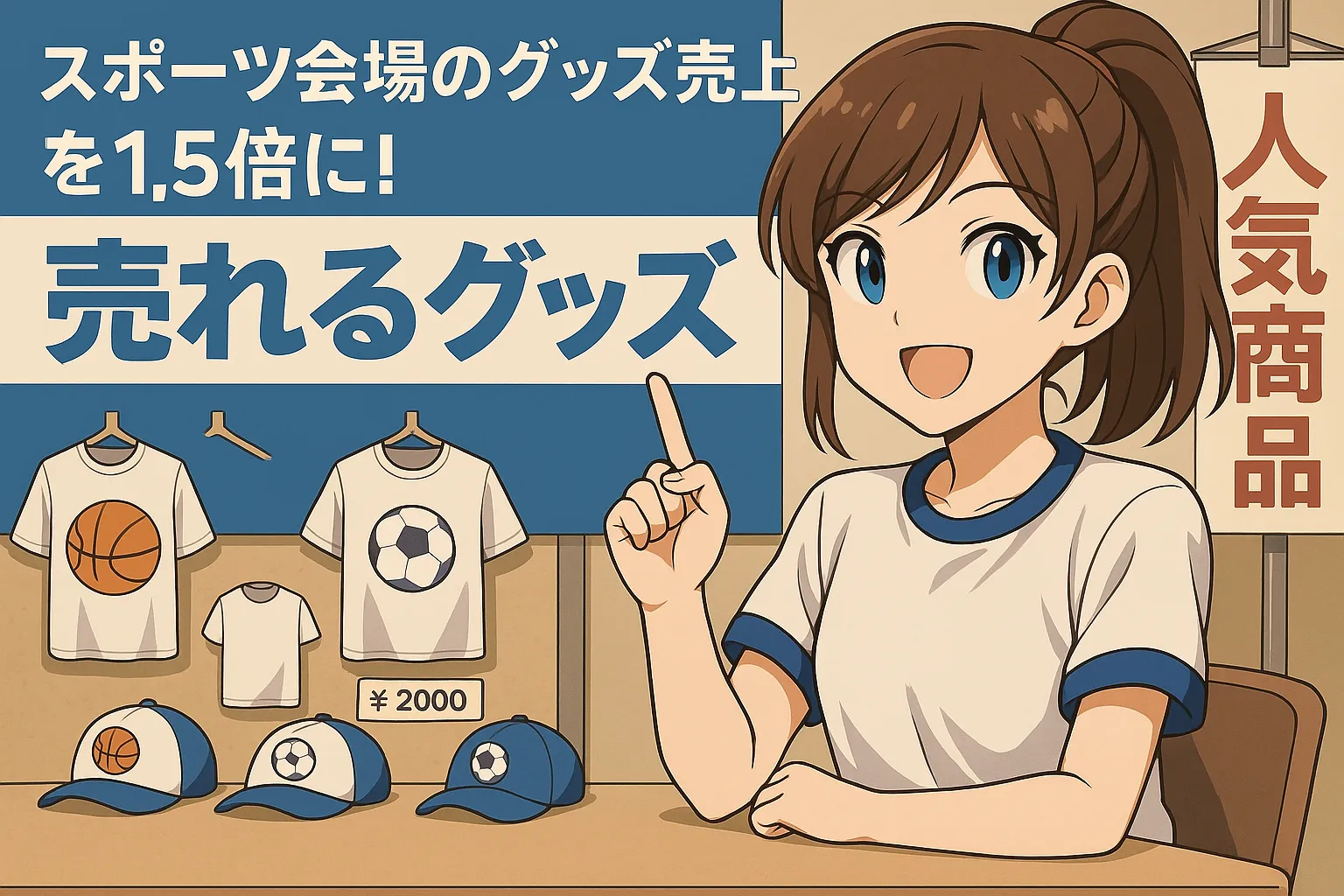 スポーツチームの売れるグッズ