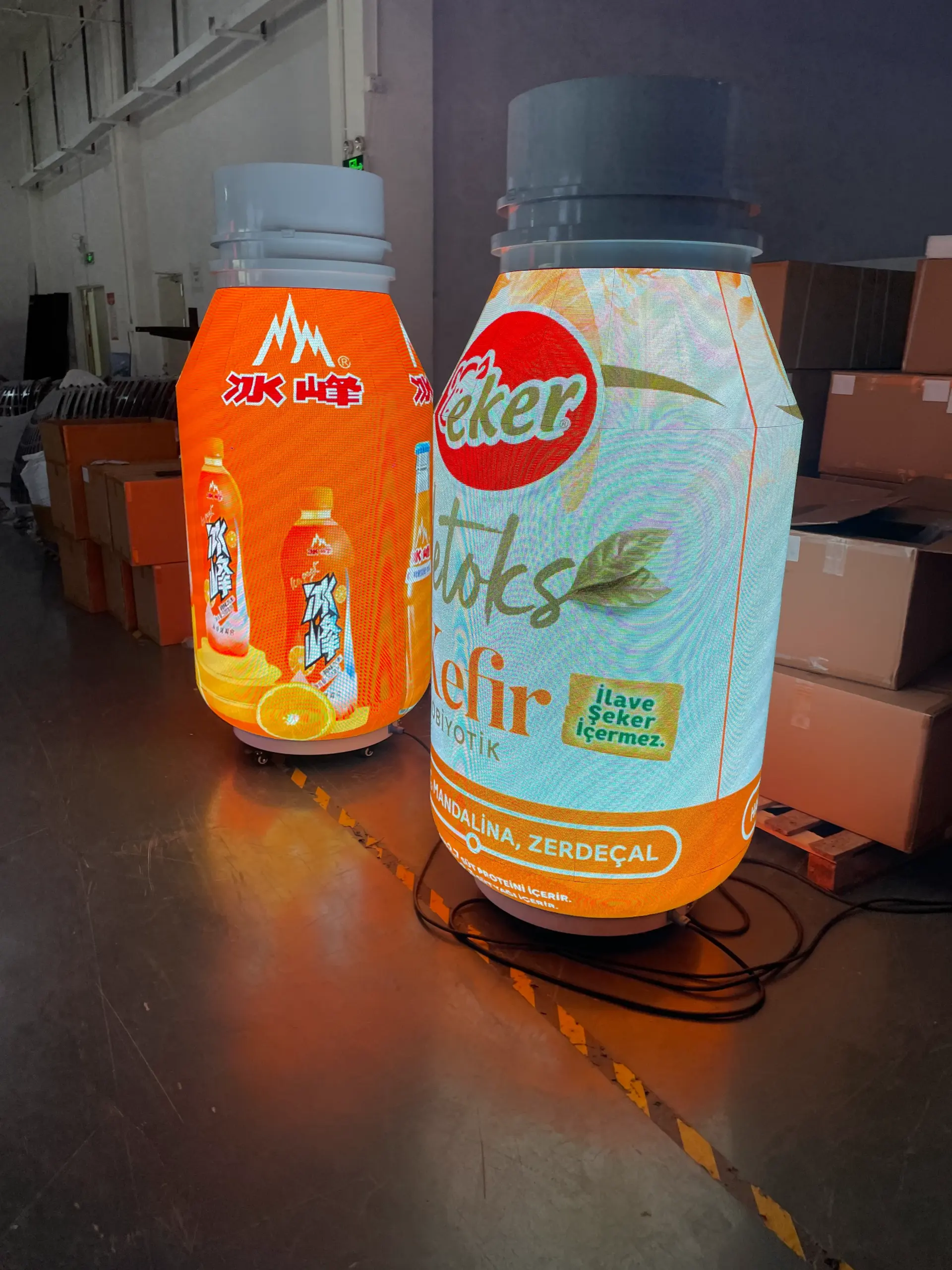 缶型ボトル型LEDビジョン