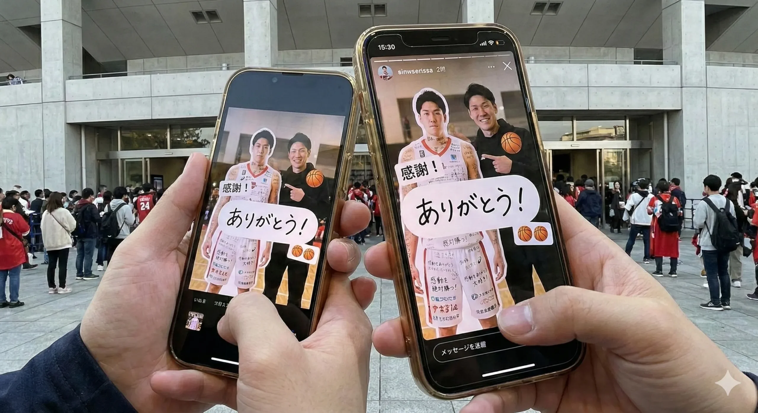 シールとのハイブリッド装飾　イメージ画像