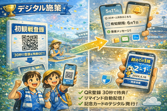 スポーツ観戦　スポーツ　会場装飾　リピーター　スポーツアクティベーション