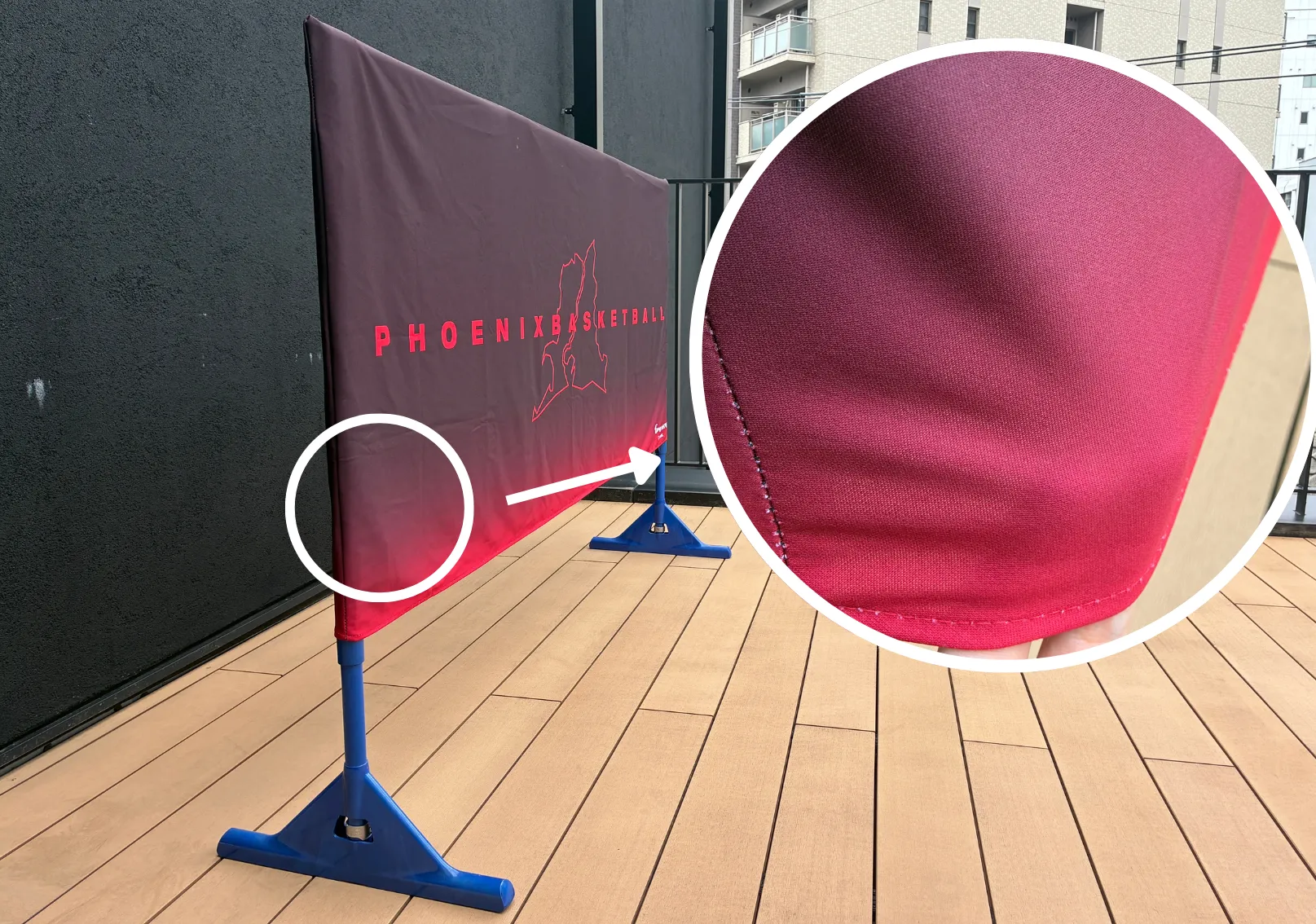 イレクターフェンスカバー　素材イメージ