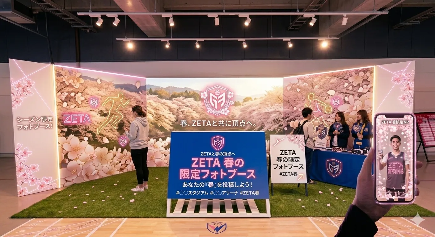 スポーツ観戦　スポーツ　会場装飾　リピーター　スポーツアクティベーション　初観戦