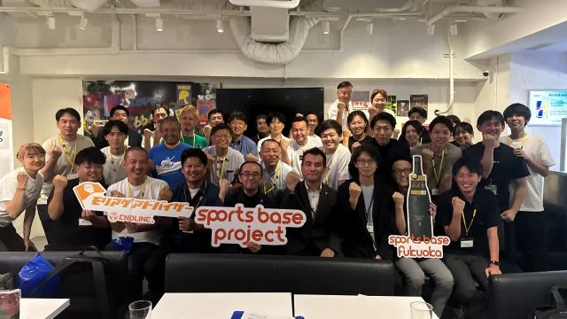 sports base fukuokaセミナー参加者による集合写真とイベント記念撮影
