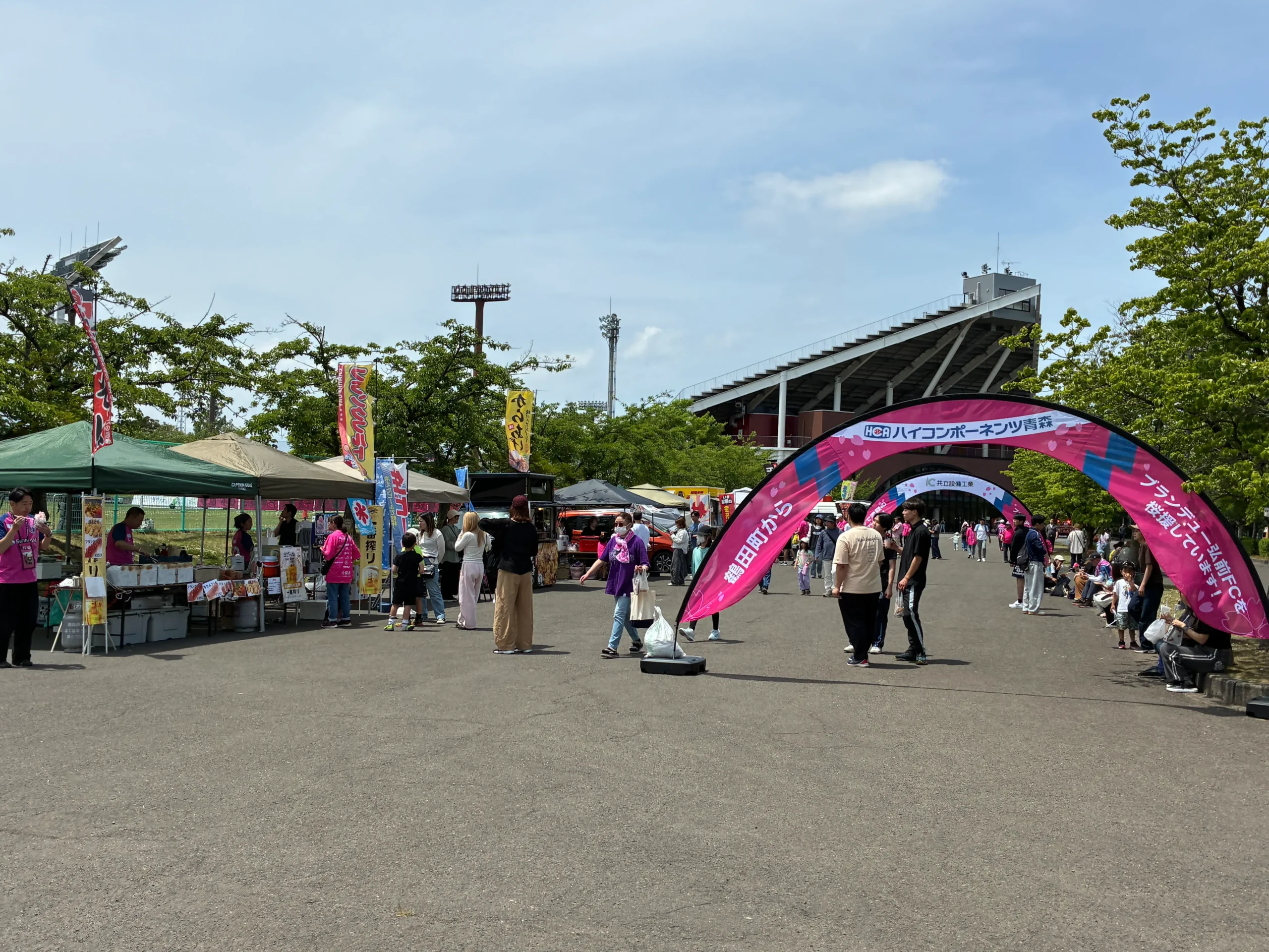 ブランデュー弘前　サークルゲートバナー